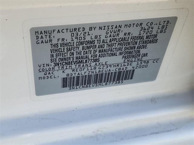 used 2021 Nissan Versa car, priced at $12,387