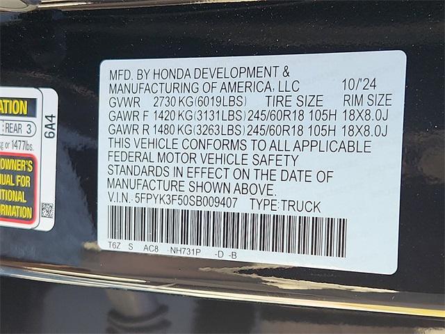 used 2025 Honda Ridgeline car, priced at $37,495