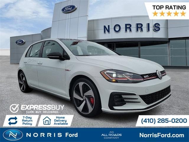 used 2018 Volkswagen Golf GTI car, priced at $17,995