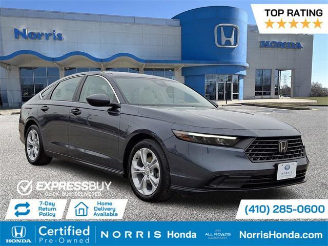 used 2023 Honda Accord car, priced at $23,587