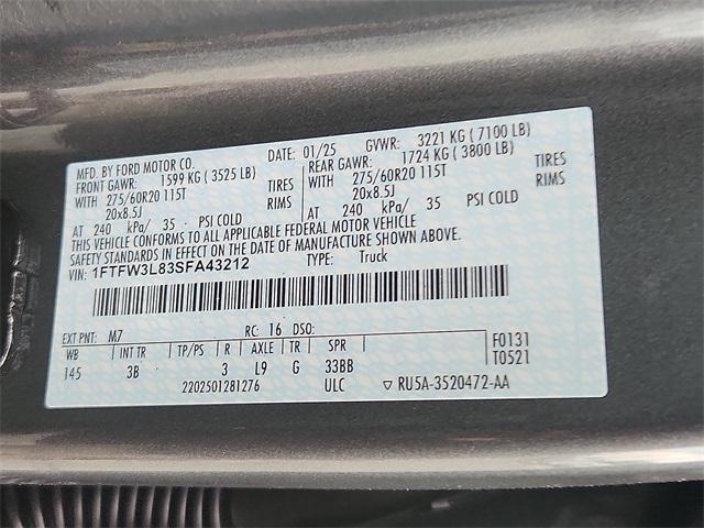 new 2025 Ford F-150 car, priced at $60,168