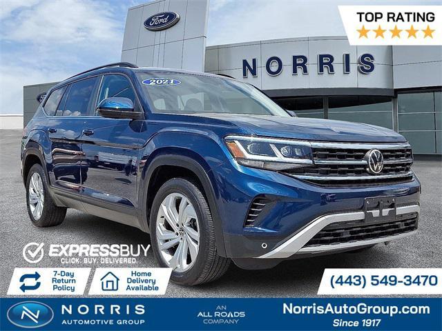 used 2021 Volkswagen Atlas car, priced at $22,995