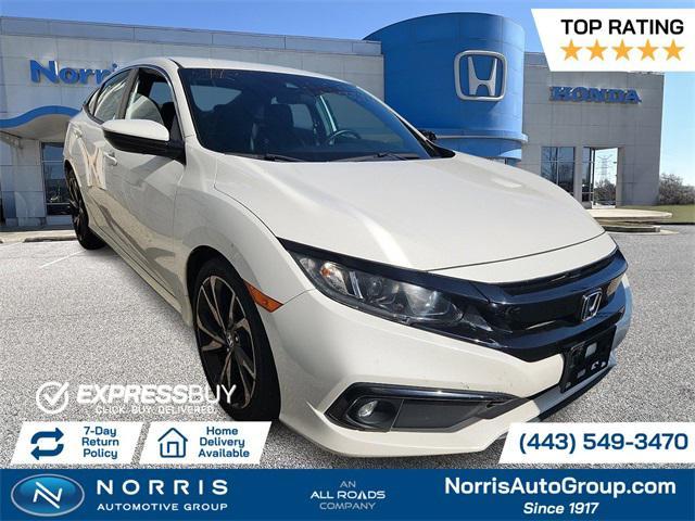 used 2019 Honda Civic car, priced at $19,787