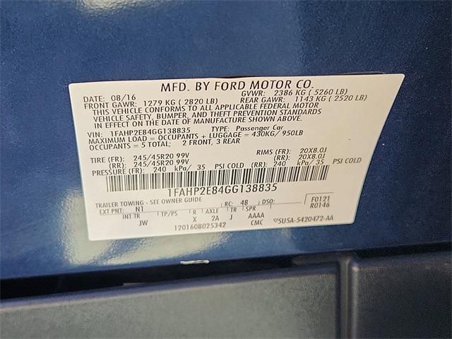used 2016 Ford Taurus car, priced at $11,995
