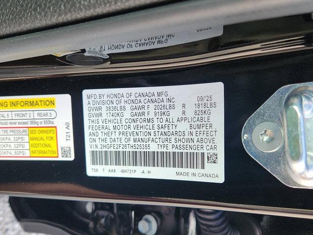 new 2026 Honda Civic car, priced at $24,807