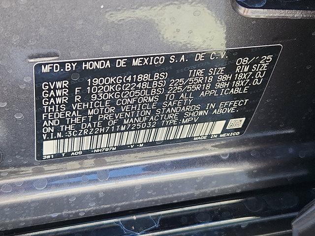 new 2026 Honda HR-V car, priced at $31,517