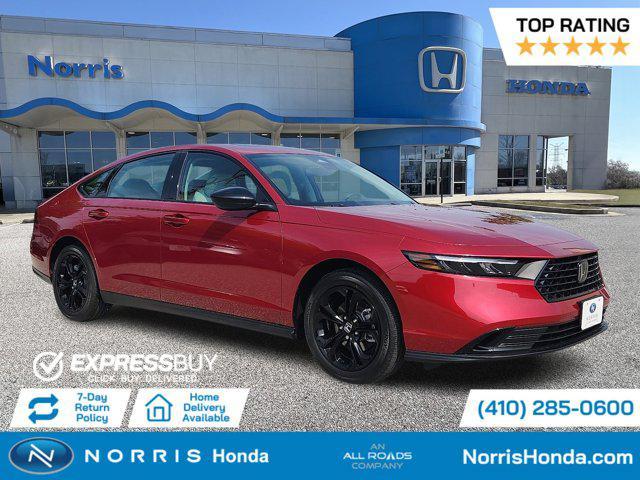 new 2025 Honda Accord car, priced at $30,705