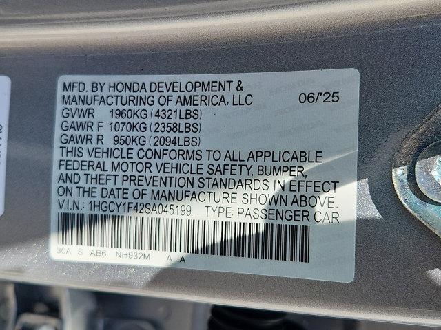 new 2025 Honda Accord car, priced at $30,274