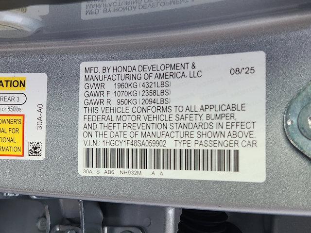new 2025 Honda Accord car, priced at $30,274