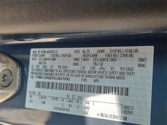 new 2025 Ford Escape car, priced at $30,045