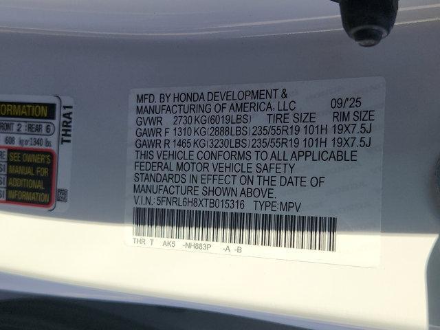 new 2026 Honda Odyssey car, priced at $45,760