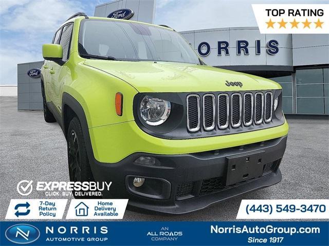 used 2018 Jeep Renegade car, priced at $14,787