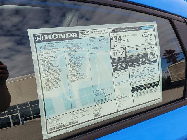 new 2026 Honda Civic car, priced at $28,551