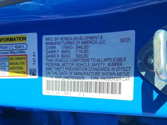 new 2026 Honda Civic car, priced at $28,117