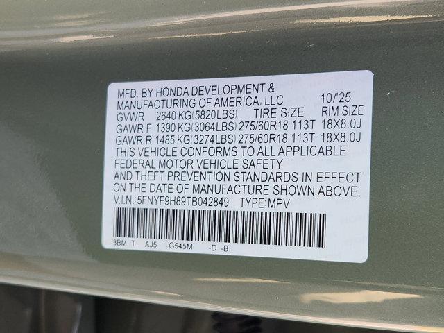 new 2026 Honda Passport car, priced at $54,389