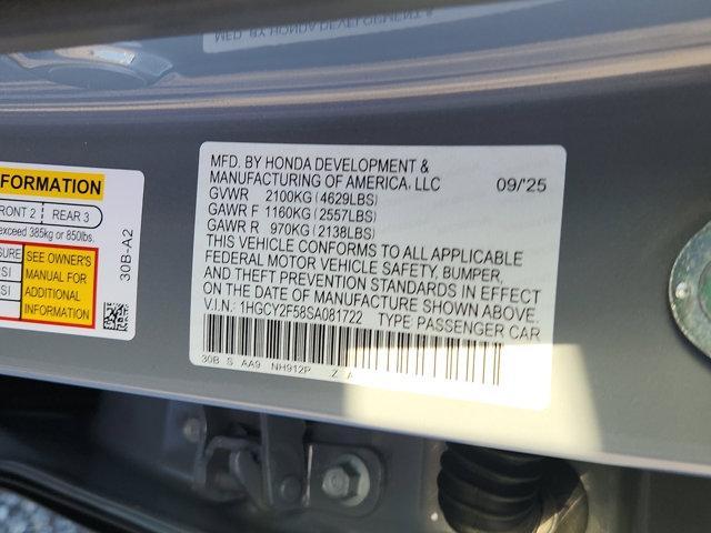 new 2025 Honda Accord Hybrid car, priced at $33,700