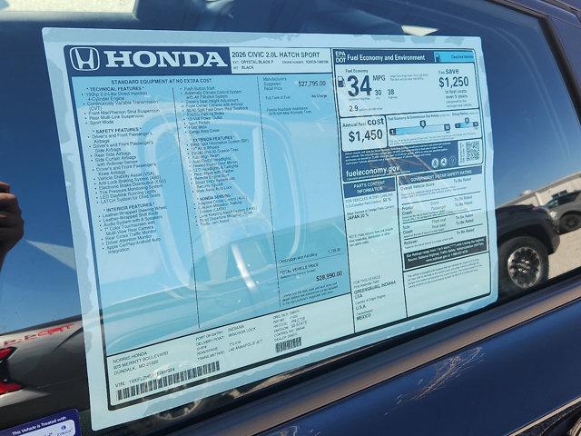 new 2026 Honda Civic car, priced at $27,684