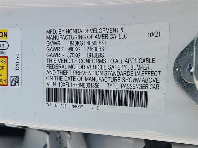 used 2022 Honda Civic car, priced at $18,887