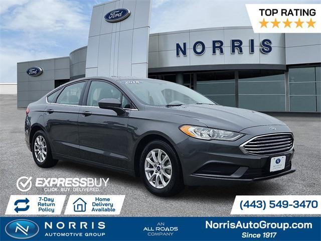 used 2018 Ford Fusion car, priced at $10,787