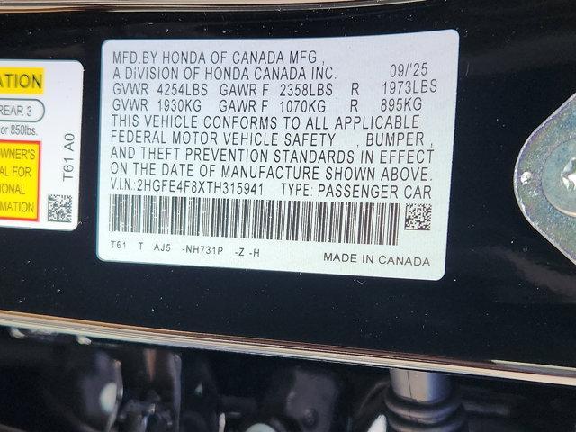 new 2026 Honda Civic Hybrid car, priced at $31,488