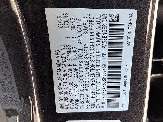 new 2025 Honda Civic Hybrid car, priced at $31,119