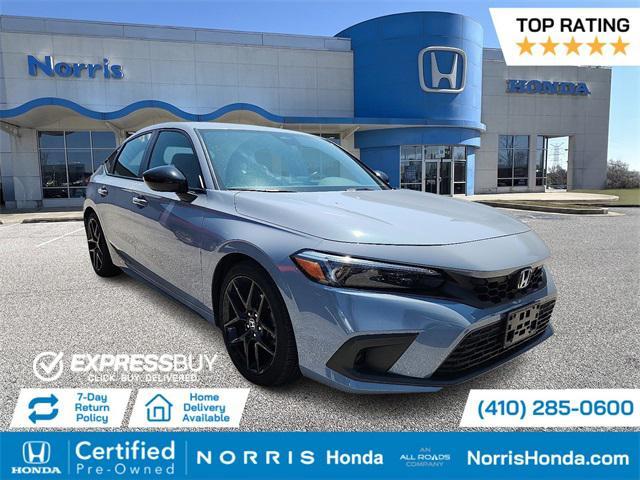 used 2022 Honda Civic car, priced at $24,987