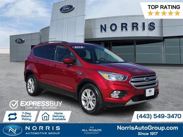 used 2018 Ford Escape car, priced at $14,687