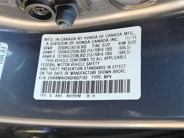 used 2016 Honda CR-V car, priced at $11,487