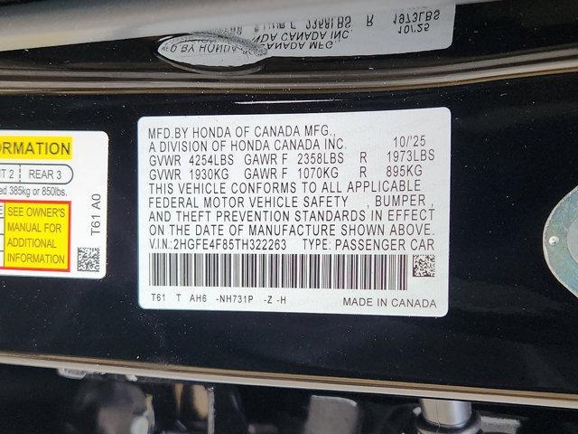 new 2026 Honda Civic Hybrid car, priced at $29,113