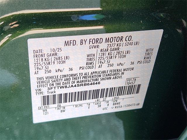 new 2025 Ford Maverick car, priced at $33,667