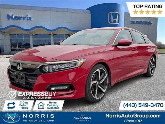 used 2018 Honda Accord car, priced at $18,887