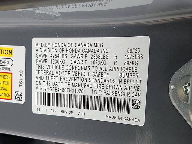 new 2026 Honda Civic Hybrid car, priced at $31,921