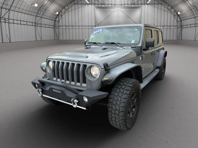 used 2018 Jeep Wrangler Unlimited car, priced at $19,229