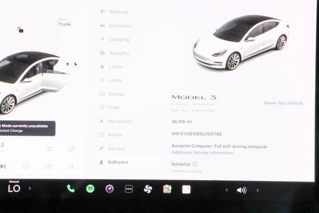 used 2020 Tesla Model 3 car, priced at $26,995