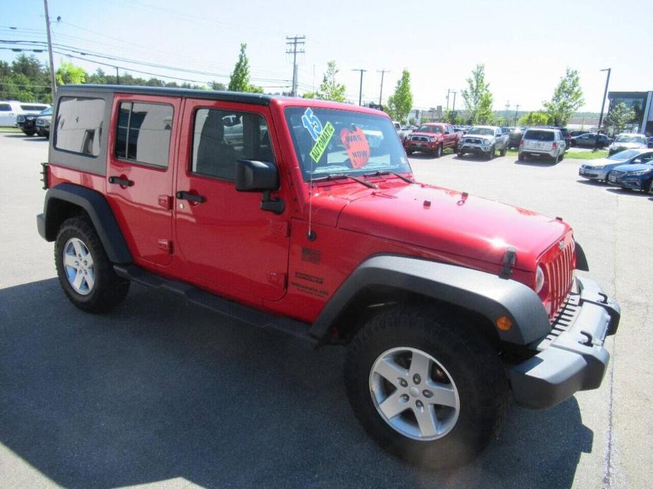 used 2015 Jeep Wrangler Unlimited car, priced at $16,995