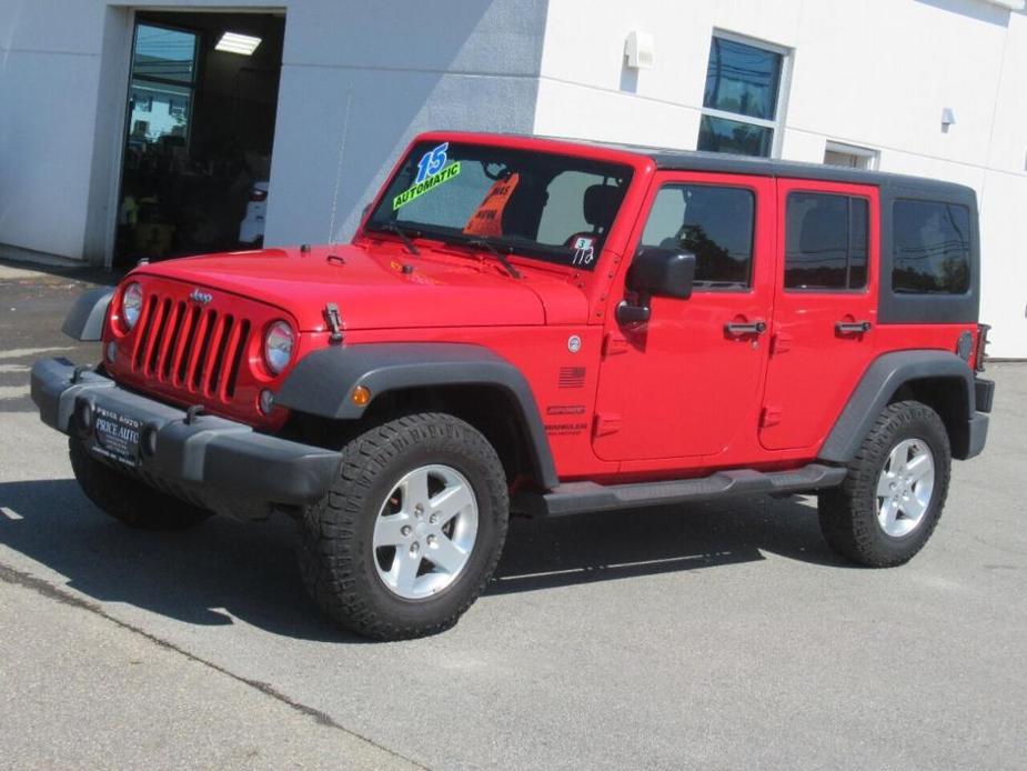 used 2015 Jeep Wrangler Unlimited car, priced at $16,995