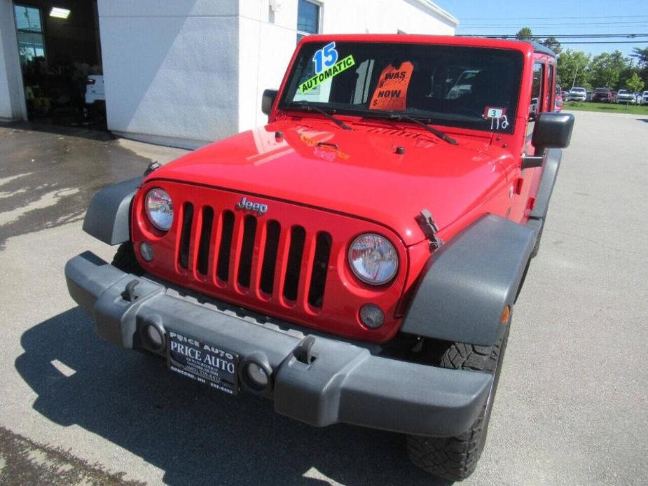 used 2015 Jeep Wrangler Unlimited car, priced at $16,995