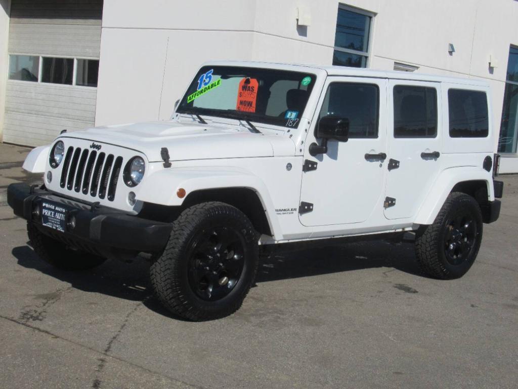 used 2015 Jeep Wrangler Unlimited car, priced at $12,995