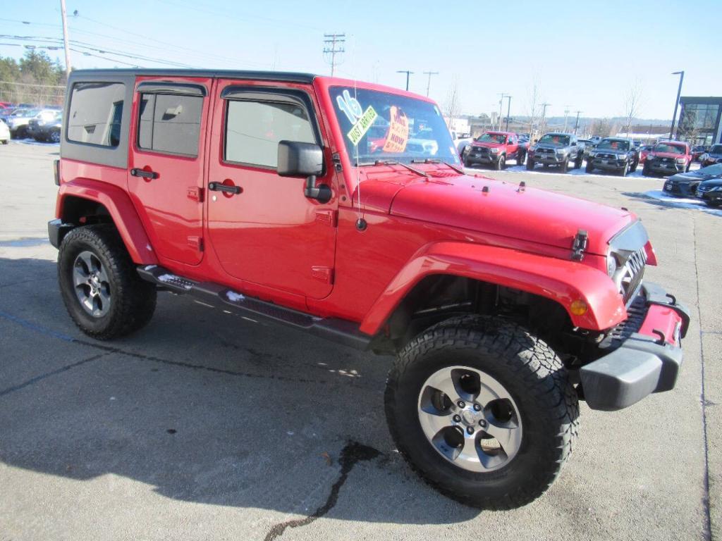 used 2016 Jeep Wrangler Unlimited car, priced at $19,995