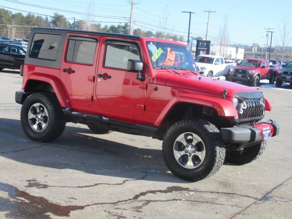 used 2016 Jeep Wrangler Unlimited car, priced at $19,995