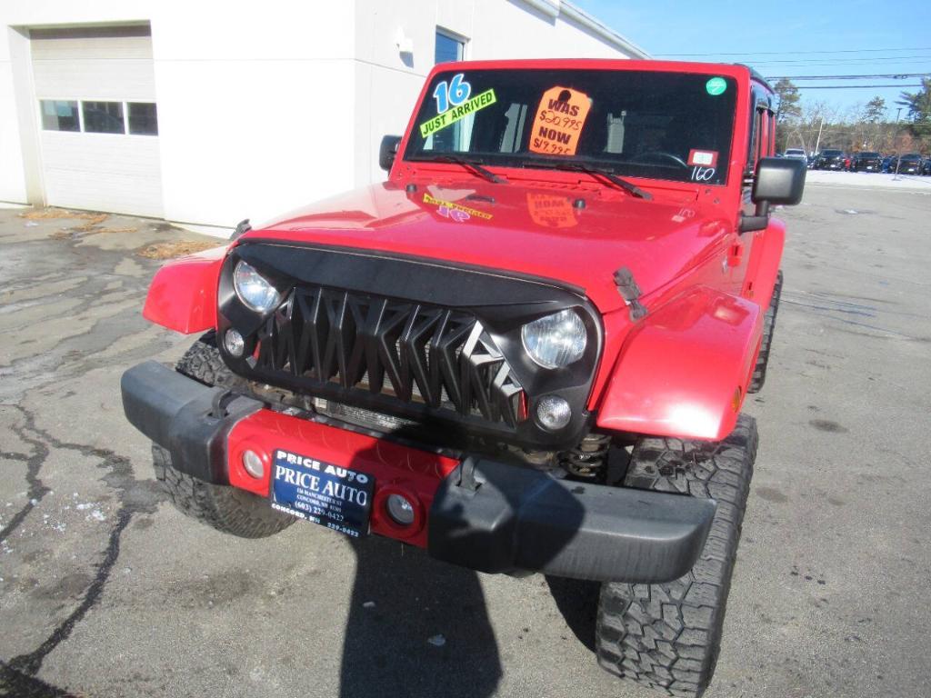 used 2016 Jeep Wrangler Unlimited car, priced at $19,995