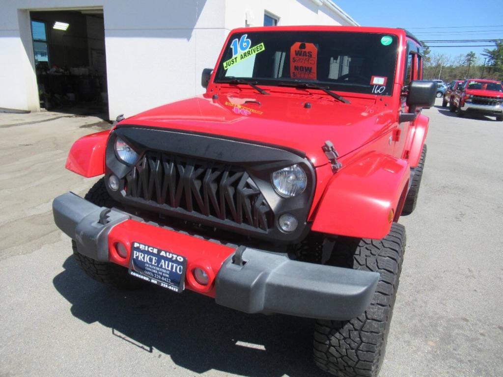 used 2016 Jeep Wrangler Unlimited car, priced at $18,995