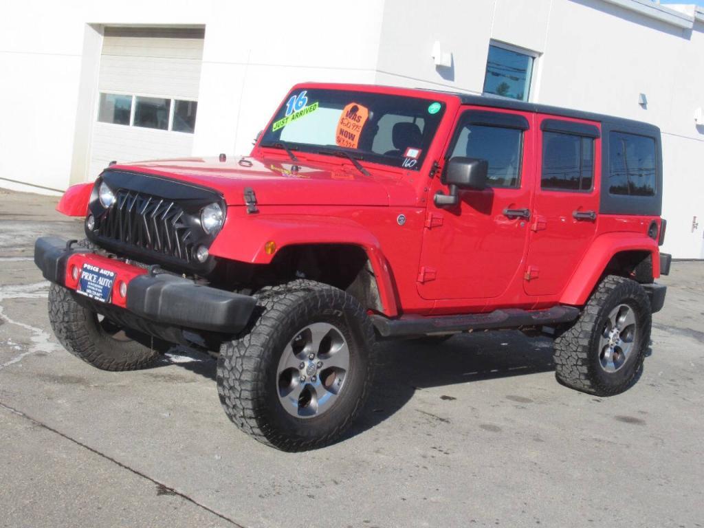 used 2016 Jeep Wrangler Unlimited car, priced at $19,995