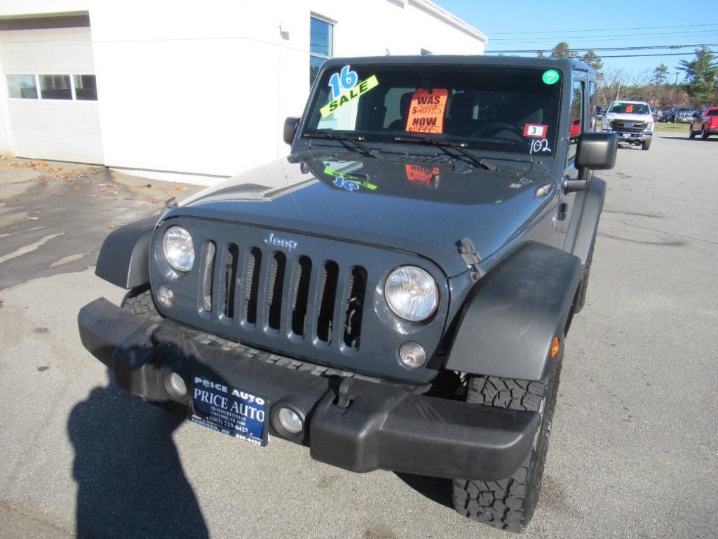 used 2016 Jeep Wrangler car, priced at $16,995