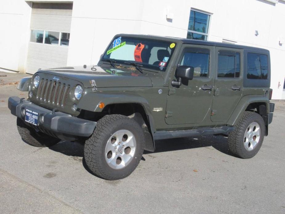 used 2015 Jeep Wrangler Unlimited car, priced at $19,995