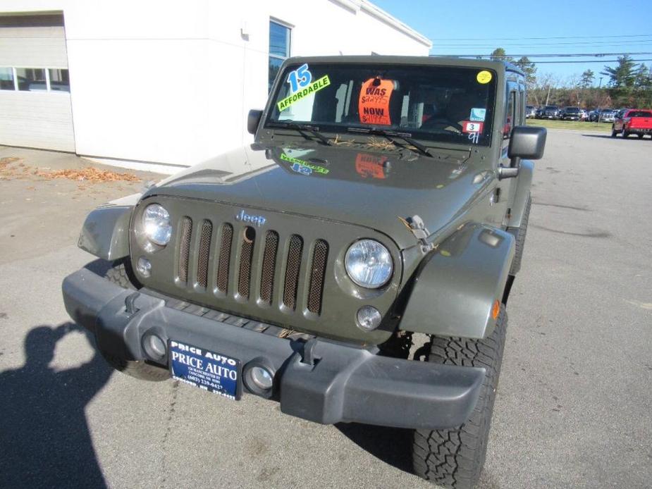 used 2015 Jeep Wrangler Unlimited car, priced at $19,995