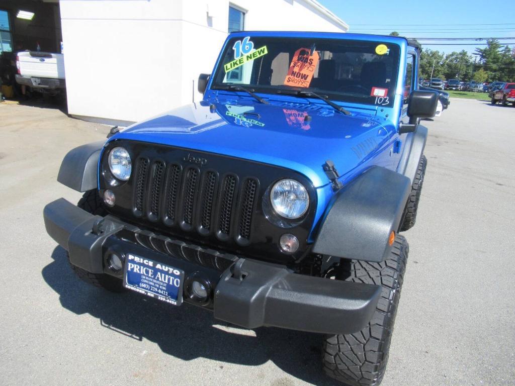 used 2016 Jeep Wrangler car, priced at $18,995