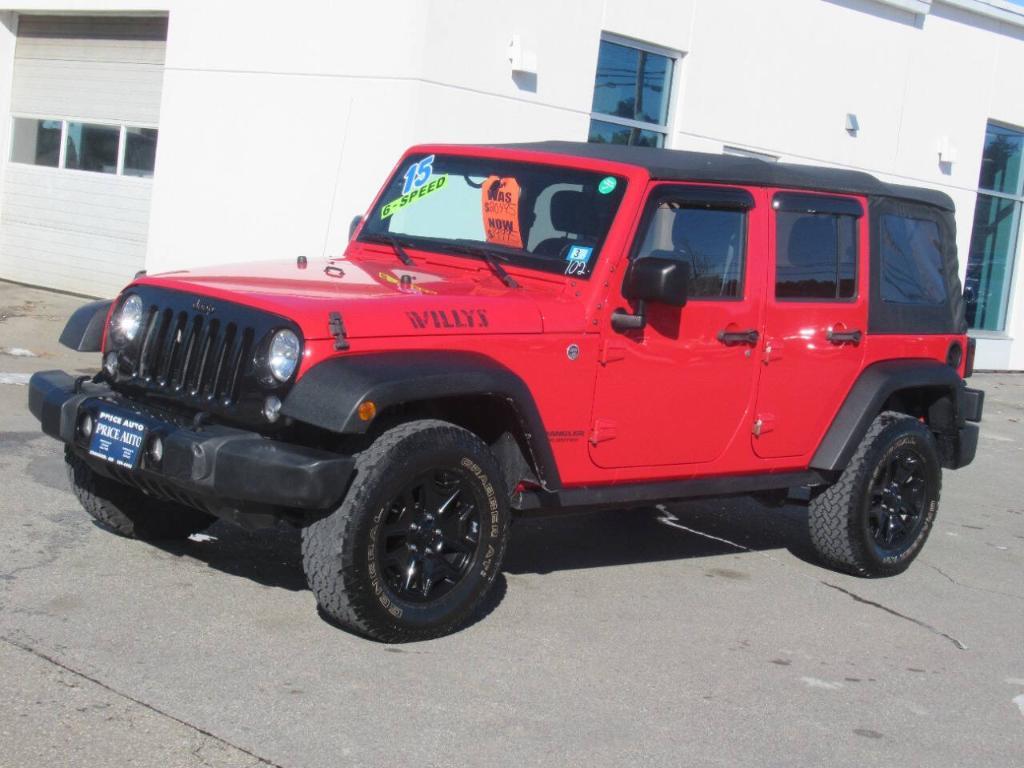 used 2015 Jeep Wrangler Unlimited car, priced at $16,995