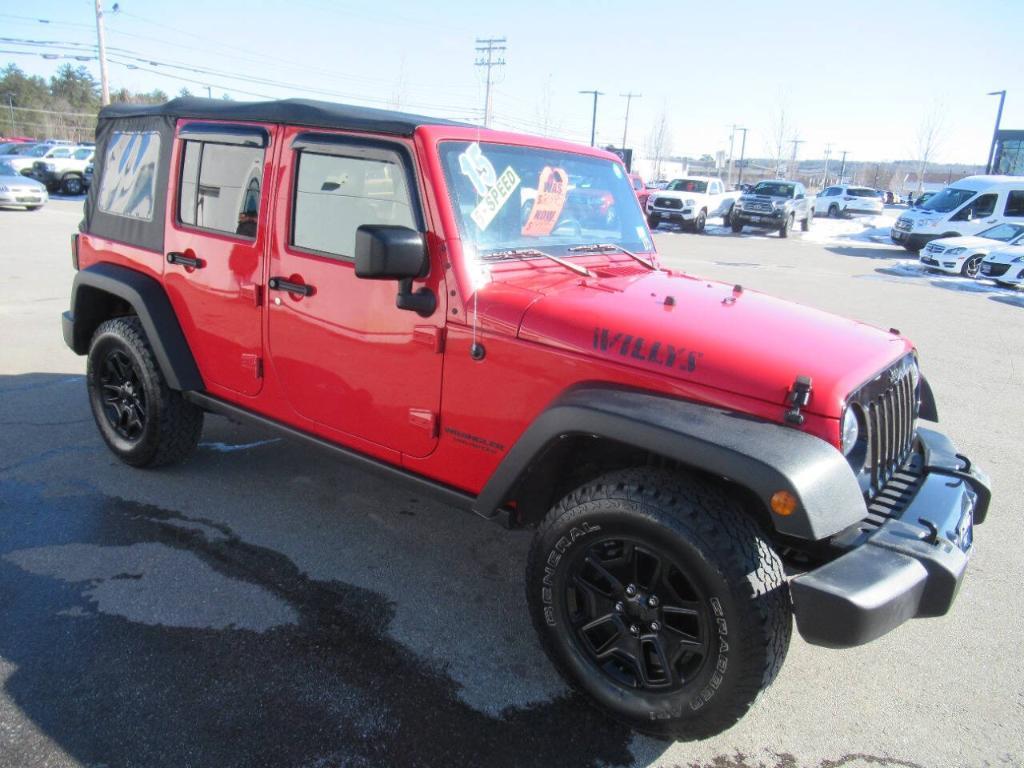 used 2015 Jeep Wrangler Unlimited car, priced at $16,995