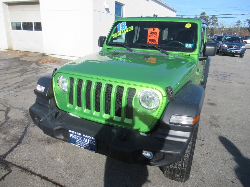 used 2018 Jeep Wrangler Unlimited car, priced at $23,995